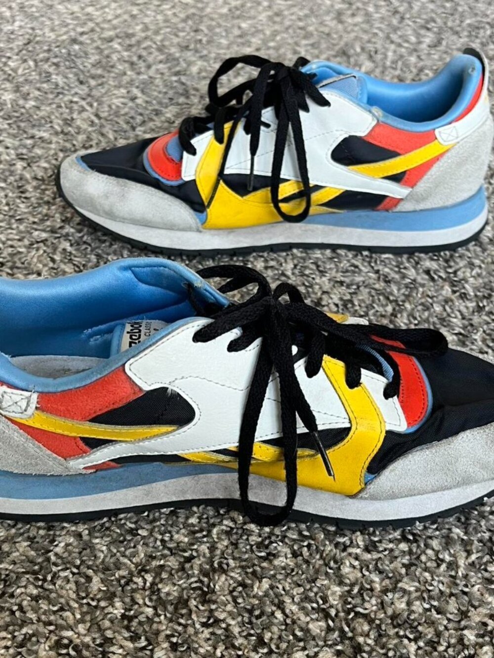 Reebok Classic Multicolored Sneakers Mens 8 Retro Lifting CrossFit Gym Shoes - Picture 3 of 6